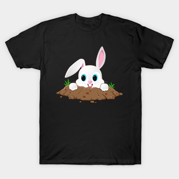 Bunny Rabbit T-Shirt by printedartings